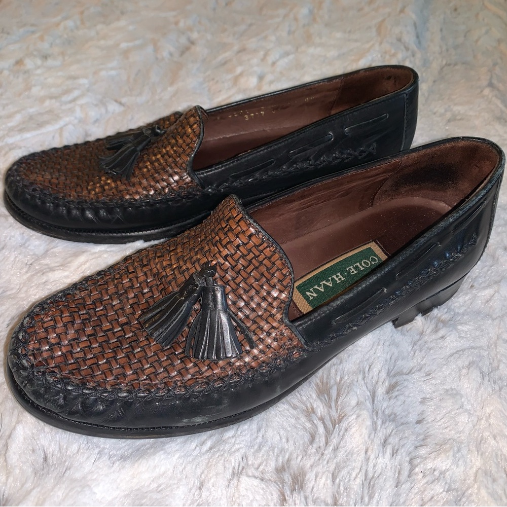 Vintage? Women’s Cole Haan Brown & Black Leather Loafers - Picture 4 of 16